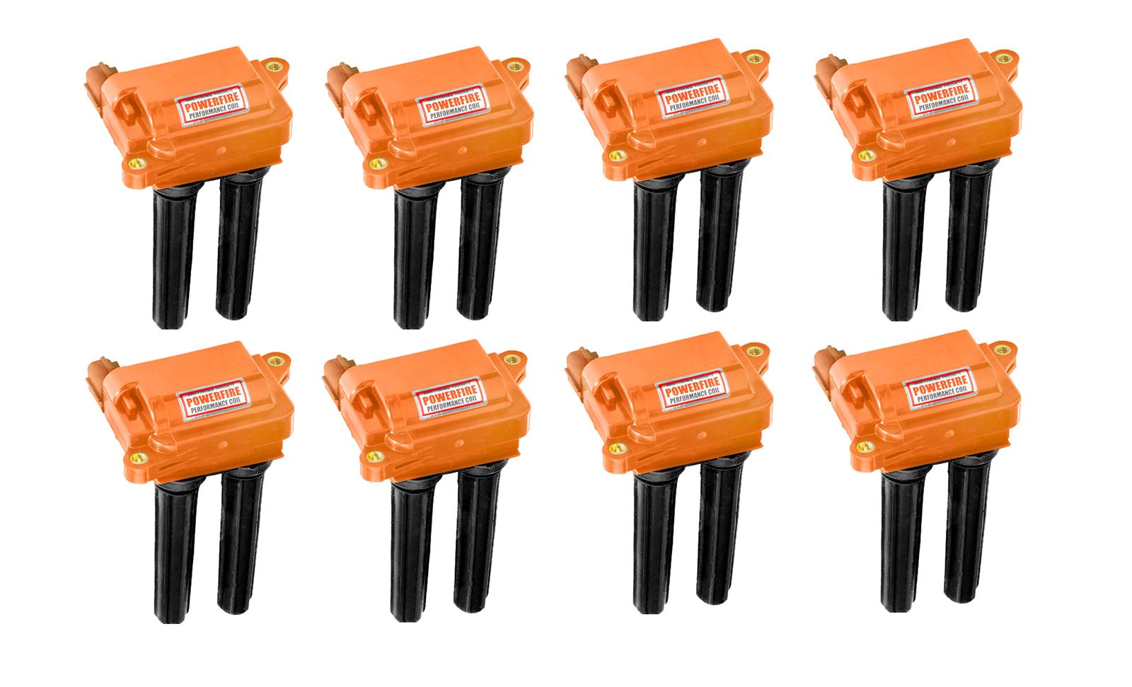 Powerfire Orange Ignition Coil Packs 06-up Gen III Hemi